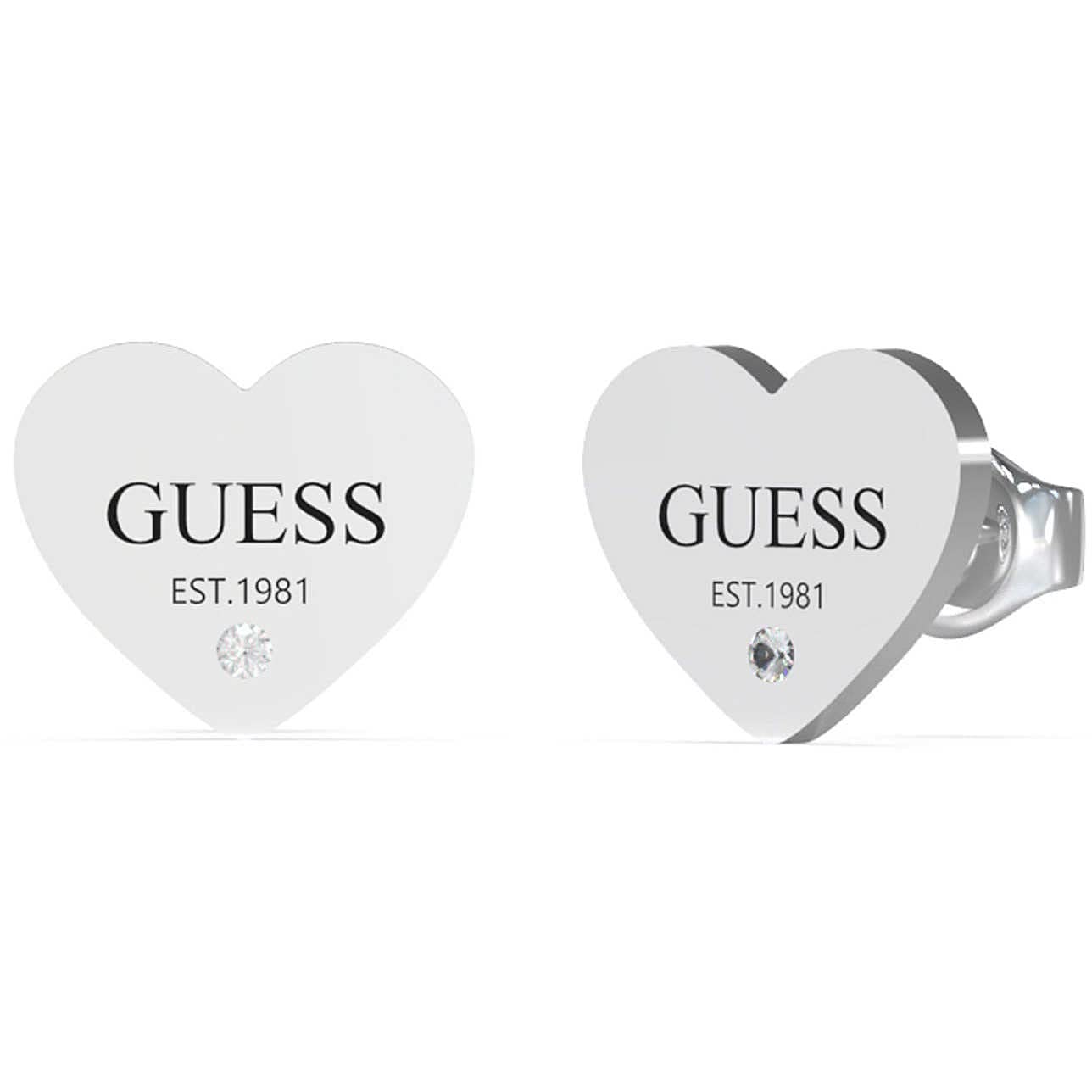 GUESS32023454 Women's Stud Earrings Stainless Steel and Zirconia