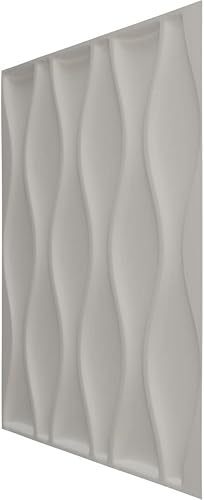 Miniatura 4 de Ekena Millwork 19 58 pulgadas de ancho x 19 58 pulgadas de alto Ariel EnduraWall Panel decorativo de pared 3D, niebla marina (cubre 2.67 pies