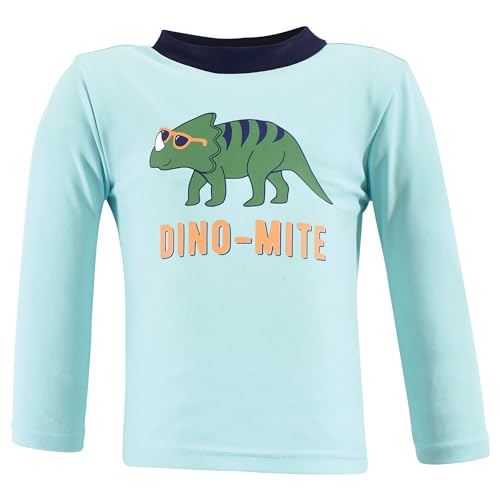 Hudson Baby Unisex Baby Swim Rashguard Set, Dino-Mite, 9-12 Months - Thumbnail 3