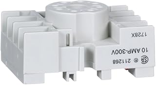 SCHNEIDER ELECTRIC 8501NR51 10 Amp 600 VAC Type K Relay Socket for Use with 8501 Kp12 Kpd12 Mps24 9050 Jack-Plus Option, 10Amps