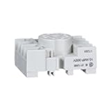 Schneider Electric Square D Relay Socket for Plug in Relay Harmony 8501KP, Type N, 8 Tubular Pins, Single Tier Screw Clamp Terminals, DIN Rail/Panel Mount, 5A-300V AC, 5A-600V AC