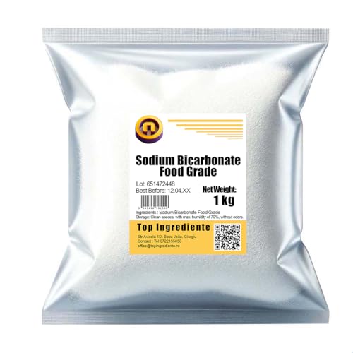 Bicarbonato de sodio 1000 g - Multiusos - De uso alimentario - Hogar; Cocina; Lavadora