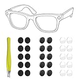 HiBloks - Set di blocco della luce per Ray-Ban Meta Wayfarer/Skyler/Headliner Gen 2 e Oakley Meta HSTN, con 10 adesivi di blocco LED, 10 adesivi protettivi per lenti, 10 adesivi ombreggianti per lenti