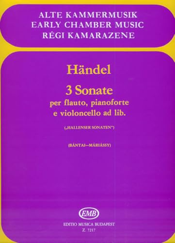 Couverture de 3 sonate musique d'ensemble