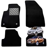 Tappetini Opel Mokka e Mokka X dal 2012-2020, Su Misura, Set 4 Pezzi Neri