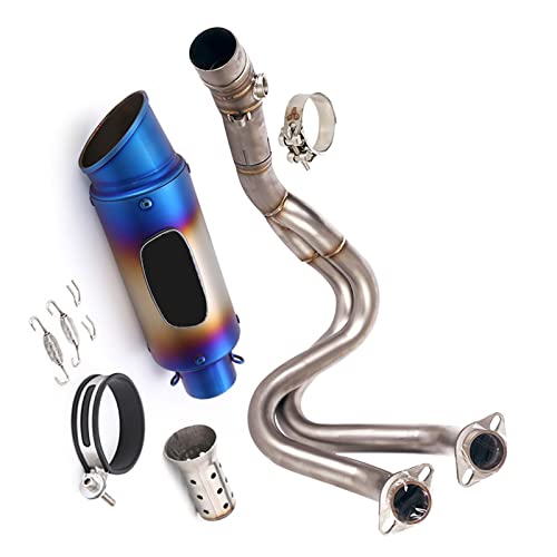Silenciador de escape 51mm de alta resistencia para Kawasaki Versys y Z650 de 2012 a 2019