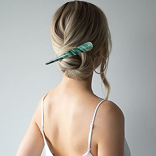 Miniatura 2 de Pinzas grandes de acrílico brillante de 5 pulgadas, pinzas de cocodrilo, pinzas de pelo de metal para cabello grueso, rizado, rizado, voluminoso,