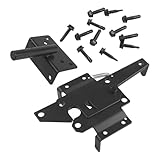 Heavy Duty Self Lock Double Fence Gate Latch for Outdoor Wooden and PVC Gate Locks Gate Hardware