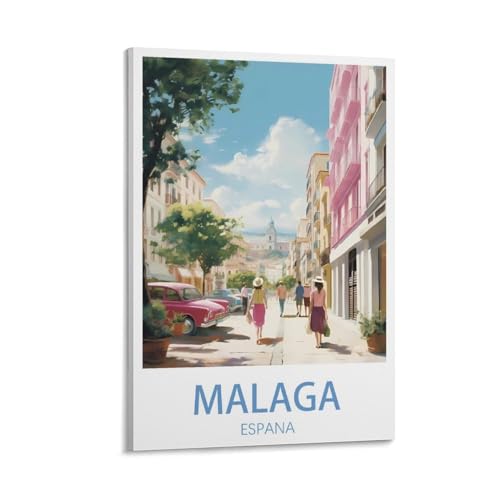 Affiches de voyage vintage Malaga : réveillez vos souvenirs d'Espagne