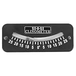 VOANZO Mini Inclinometer Angle Clinometer 25-0-25 Mini Protractor Slope Meter Clinometer Goniometer for Ship Routes