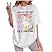 Sorry I'm Late I was Dilly Dallying Boho Floral Goose Shirt - Funny Goose T-Shirt, Cute Goose Shirt, Dilly Dallying Sarcastic Tee, Funny Mental Health Shirts for Women White