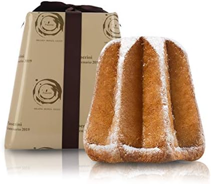 Vergani Classic Pandoro Baked in Milan (Italy), Hand-Wrapped, Traditional Recipe - 1kg / 2lb 3.2oz