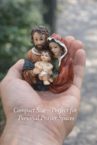 Image of Nativity Holy Family Idol | Baby Jesus, Mary & Joseph Christmas Prayer Statue, Xmas Dcor Showpiece, Car Dashboard God Idol & Christian Gift for Home