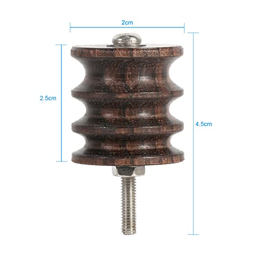 Wooden Sanders Professional Leather Burnisher Polished Slicker 3-Slot Grinding Tip Electrical Leather Grinding Machine Accessories Ideal For Finishing Holsters, Knife Sheaths, Saddles #TOP2