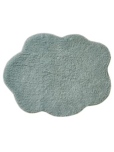 Vertbaudet Kinderzimmer Teppich „Wolke“ graublau