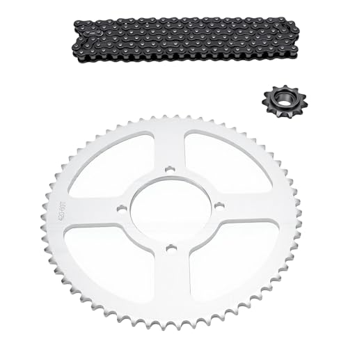 Kit de pignon de chaîne 420 complet avec couronne arrière 60T et pignon 11T pour moto