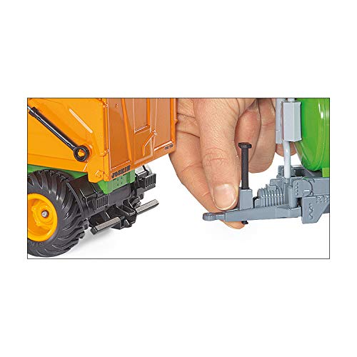 siku 2892, Joskin Dreiachs-Muldenkipper, 1:32, Metall/Kunststoff, Orange, Kippbare Mulde, Für siku Spielzeuge im Maßstab… – Bild 6