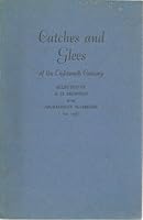 Catches and Glees of the Eighteenth Century Selected by B. H. Bronson From Apollonian Harmony, B004ECJN80 Book Cover