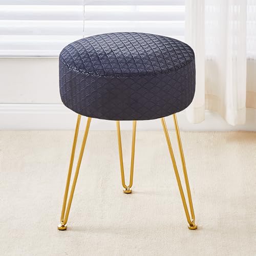 Amazon.com: Cpintltr Vanity Stool Foot Stools Velvet Ottoman Stool ...