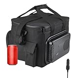 Shield Autocare 15L Electric Cool Bag (Black) Insulated 12v Cooler Bag for Car Van Lorry Camping Caravan Small Picnic Food Travel Storage
