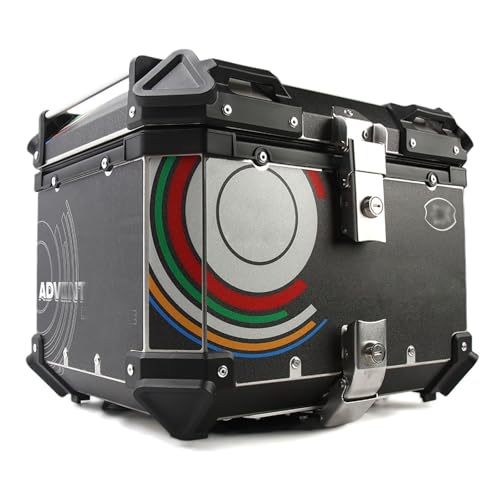 Bauletto Per Moto Impermeabile Con Serratura Contro Il Furto Baule Posteriore Universale Per Moto Per Riporre Oggetti Con Piastra Di Base Per Casco Per Moto B28L