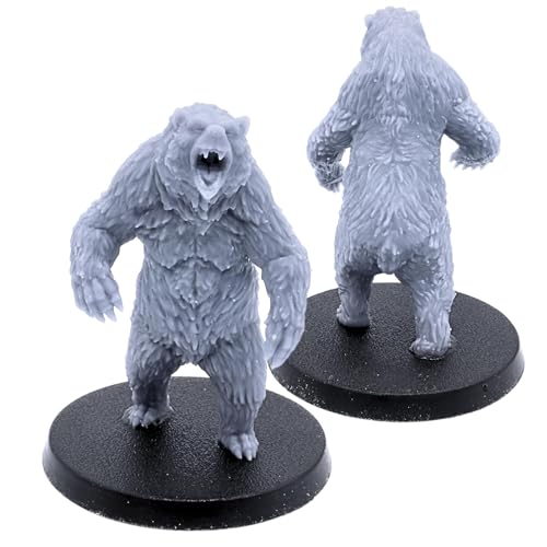 Grizzly Bear Miniature Figure for Giant 28mm Dungeons and Dragons Miniature Gaming, Fantasy Role Playing Games - Image 4