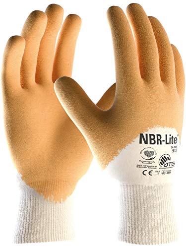 ATG Handschuhe 24-985HCT Nitril-Handschuhe NBR-Lite, SB-Verp. beige/gelb 9 (L)