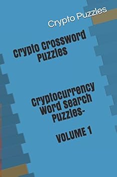 Paperback Crypto Crossword Puzzles Cryptocurrency Word Search Puzzles- Volume 1 Book
