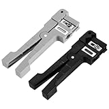 uxcell ケーブルストリッピングカッターツール 45-162 & 45-165 標準ケーブルストリッパー 光ファイバーケーブルストリッパー クリンパー 1セット