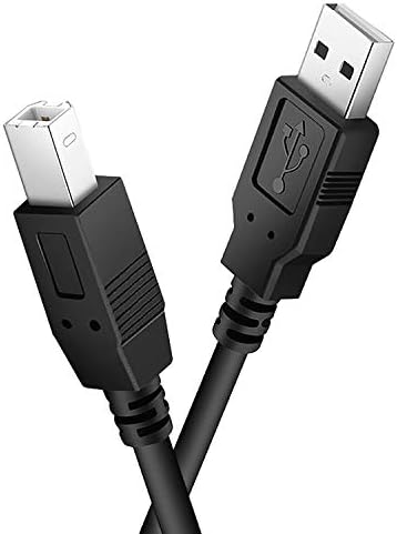 Ancable 2M USB B MIDI Cable for Instruments, Compatible with Piano, Midi Controller, Midi Keyboard, Audio Interface Recording, USB Microphone and More
