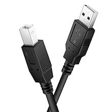 USB 2.0 to USB B: This is the idea MIDI cable to connect electronic music equipment, you can play with your friends electronic organ, electronic drums, USB instruments, without the need for additional cables. HIGH QUALITY WIRE: Multi-layer protection...