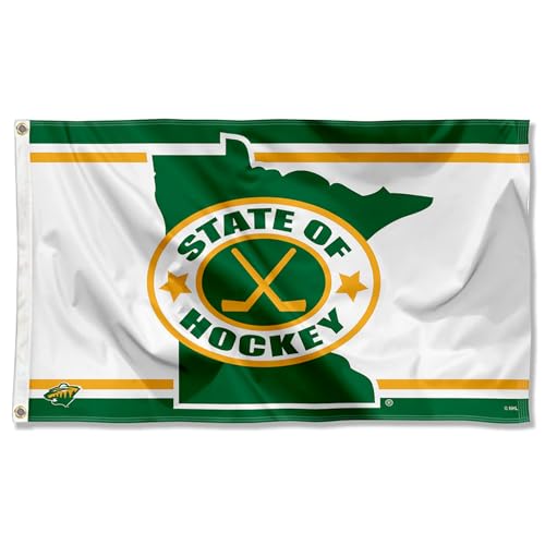 Minnesota Wild State of Hockey 3x5 Feet Banner Flag