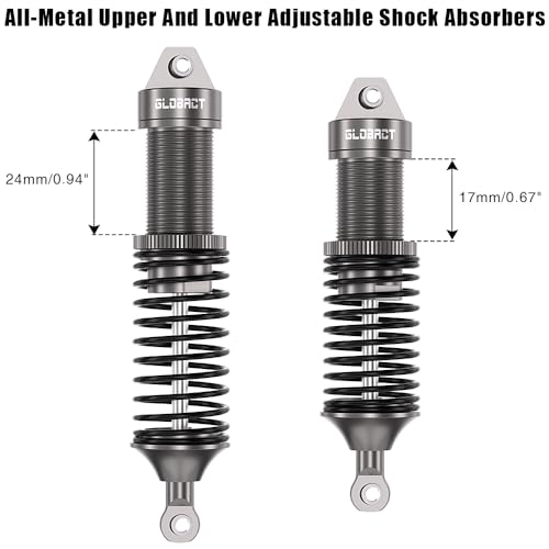 EPINON Aluminum RC Oil Shock for Slash Rustler Stampede Raptor Hoss Bandit by EPINON - Image 4
