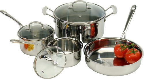 Excelsteel Tri-Ply Cookware Set, 14 X 10 X 7.2 #TOP27