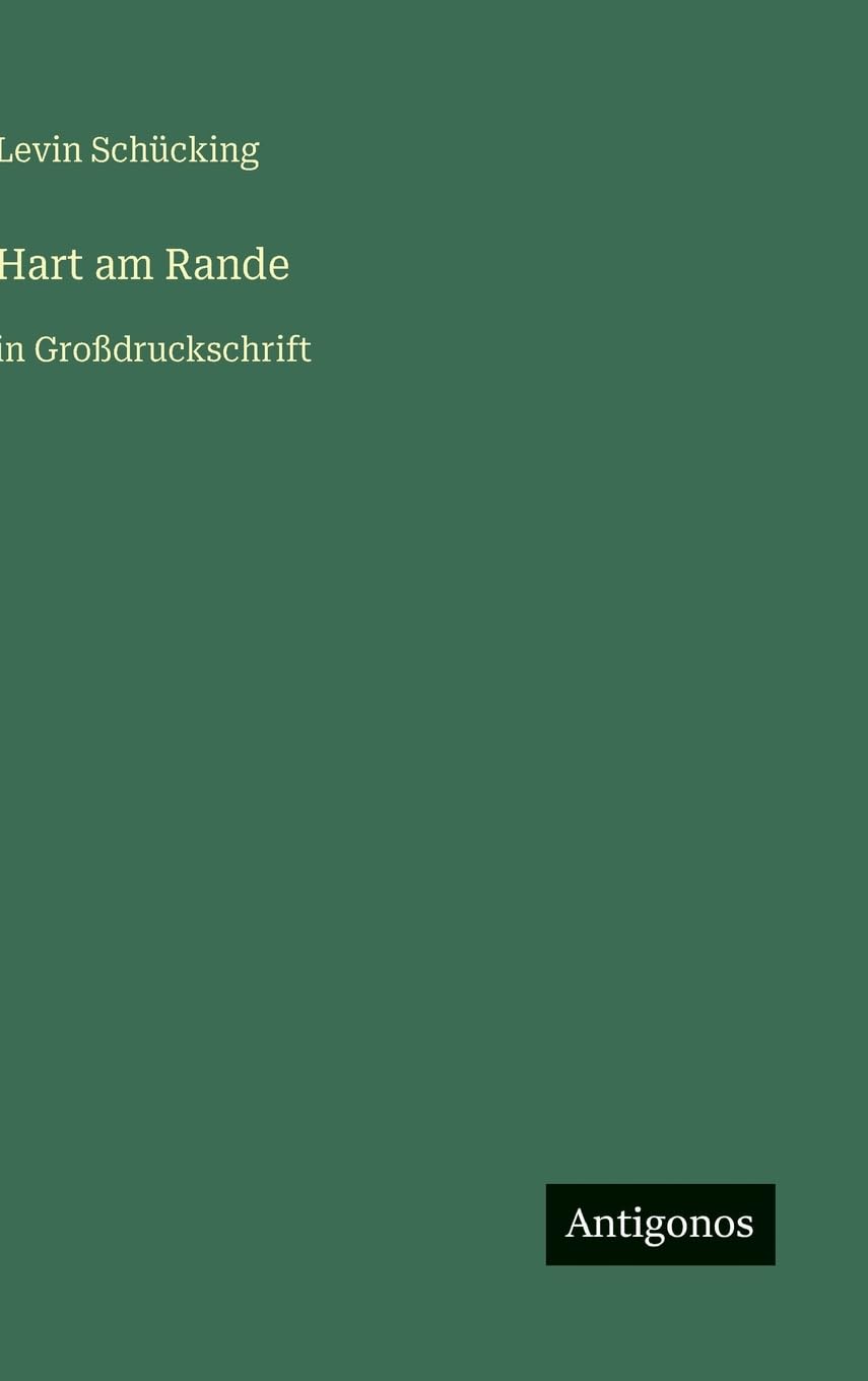 Hart am Rande: in Großdruckschrift