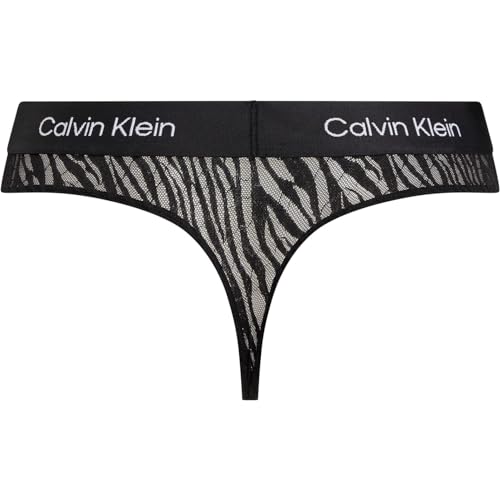 Calvin Klein String Ref 61588 Noir en microfibre premium et finitions luxe - 3