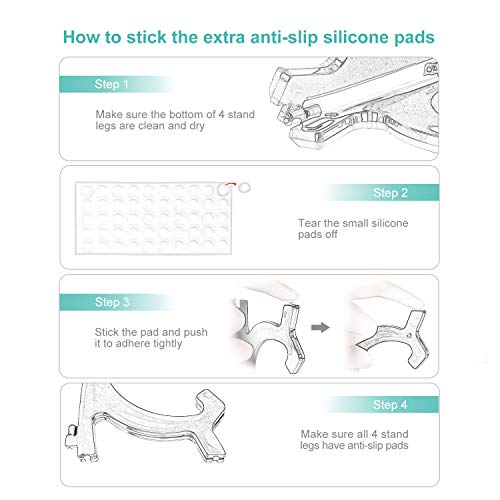 Comgrow 8 Pack 6.3 Inch Upgraded Anti-Slip Sturdy Acrylic Easel Plate Display Stands, Clear Photo Holder Picture Frame Stand, Displays Decorative Plates, Artworks, Posters, Envelopes And Small Boards #TOP5