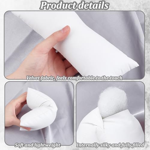 PH PandaHall 4pcs Long Watch Pillows, 9 x 3.1 Inch PU Leather Bracelet Pillows White Watch Display Pillow Cushion Pad Watch Storage Pillow Bracelet Bangle Cushions for Jewelry Display Stand Organizer by PH PandaHall - Image 4