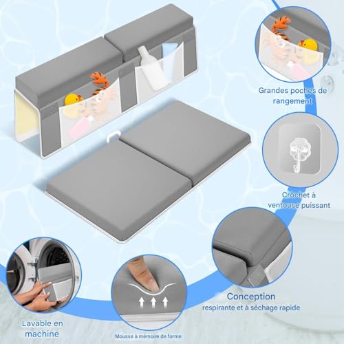 Tapis de prière et yoga ergonomique en mousse protectrice