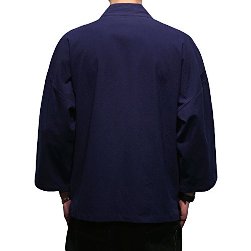 CEEN 夏服 メンズ 和式 カーディガン パーカー 7分袖 和風 