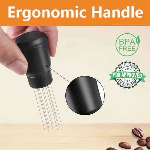 MLKSI WDT Tool Espresso Distribution Tool, 0.4mm Espresso Tools Coffee Distributor Espresso Machine Accessories - Thumbnail 4