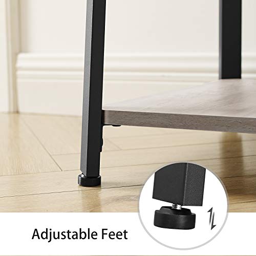 Vasagle Coat Rack, Coat Stand With 3 Shelves, Hall Trees Free Standing With Hooks For Scarves, Bags And Umbrellas, Steel Frame, Industrial Style, Greige And Black Ulcr080B02 #TOP7