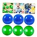 Milisten Game Balls Props 50pcs Seamless Plastic Raffle Balls for Bar Games Party Supplies
