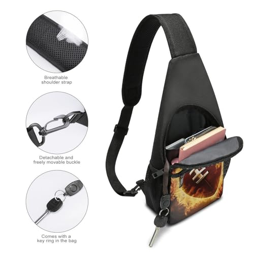 Mochila tipo sling unisex pequeña para senderismo miniatura 3
