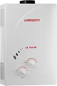 Aquecedor de Água a Gás Lz 750BP GLP 7, 0 L/Min, Exaustão Natural, Lorenzetti, 7412087