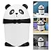 FESTFENDS Cartoon Panda Trash Can for Babies Room, Small Plastic Waste Bin with Shake Lid, Cute ’ Trash Basket for Household and Nursery Use, 1pcs