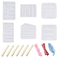 Stampi Silicone Costellazione Zodiaco - 3 Pezzi Per Gioielli In Resina Fai Da Te, Portachiavi - Foto 3