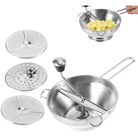 Serlium Manual Food Mixer with Discs Cover