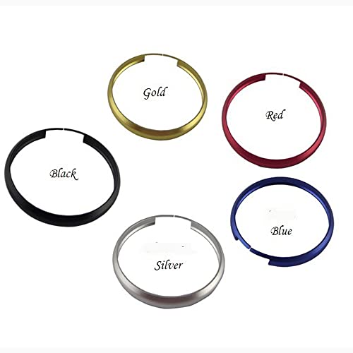 Kemani Metal Aluminum Smart Key Fob Ring Rim Trim Repair For Replacement Red Color No Key (5Color) #TOP1
