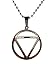 Brdwn Unisex Cosplay Amaterasu Sharingan Red Cloud Necklace,Hidan 01